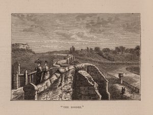 "De Roodee" (gravure) door English School