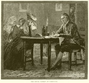 De Koninklijke Familie in Varennes door English School