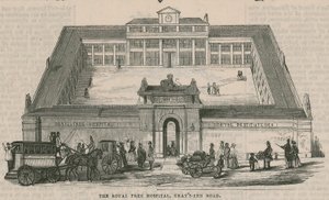 Het Royal Free Ziekenhuis, Grays Inn Road, Londen door English School