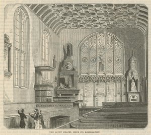 De Savoy Kapel sinds de restauratie door English School