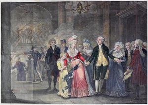 De Scheiding van Lodewijk XVI van zijn Familie door English School