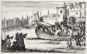 De zeven bisschoppen terugkerend van de Tower, 1688