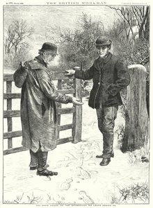 Het sneeuwspoor; of, de indrukken die we achterlaten (gravure)