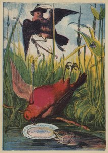 De mus, haan Robin en de vis