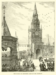 De Spaski of Verlosserpoort van het Kremlin door English School