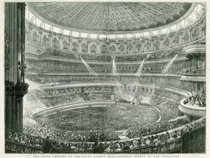 Het staatsconcert in de Royal Albert Hall door English School