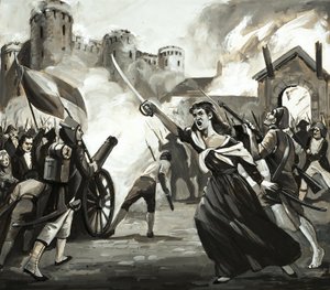 De bestorming van de Bastille door English School