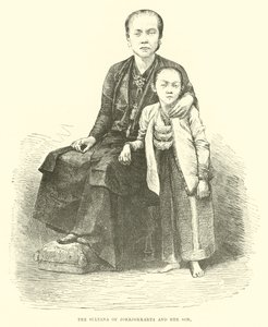 De sultana van Jokkjokkarta en haar zoon