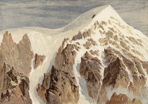 De top van de Aiguille Verte