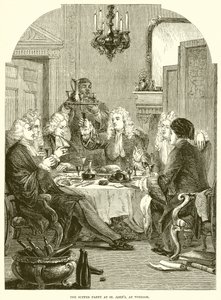 Het dinerfeest bij St. Johns in Windsor