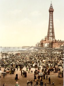 De Toren en strand, Blackpool door English School