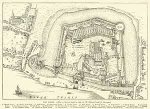 De Toren, uit een onderzoek gemaakt in 1597 door W Haiward en J Gascoyne door English School