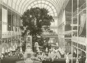 Het Transept van de Grote Tentoonstelling door English School