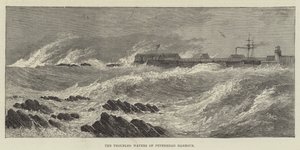 De onrustige wateren van Peterhead Harbour door English School