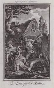 De onverwachte terugkeer (gravure)