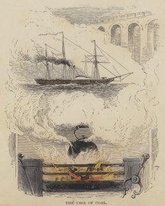 De Gebruiken van Kolen (gekleurde gravure) door English School