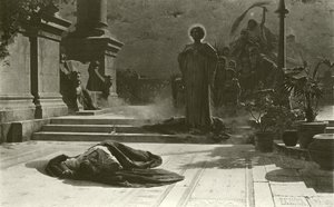 De slachtoffers van Galerius (gravure) door English School