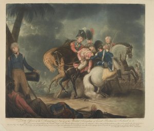 De Overwinning van de Britse Troepen op de Fransen op 21 maart 1801 door English School
