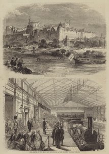 Het huwelijk van de prinses koninklijk (gravure) door English School