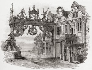 De Witte Hert Herberg, Scole, Norfolk in de 17e eeuw, uit 