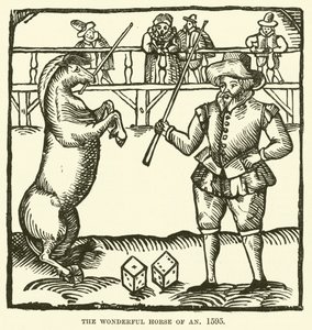 Het Wonderbaarlijke Paard van An, 1595 door English School