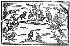 De Boskoorzangers of De Vogels Harmonie, een illustratie uit 