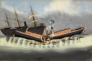 Het Wrak van de "Princess Alice", na 1878