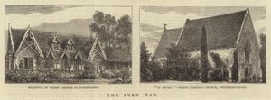 De Zoeloe Oorlog (gravure) door English School