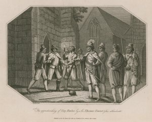 De arrestatie van Guy Fawkes door Sir Thomas Knevet en zijn bedienden