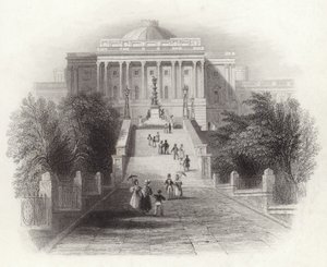 De beklimming naar het Capitool in Washington door English School
