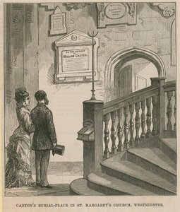 De begraafplaats van William Caxton