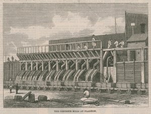 De betonnen molens in Plaistow door English School