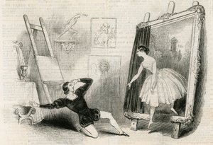 De waanzin van een schilder door English School