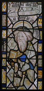 Het oostelijke raam met St. Jacobus door English School