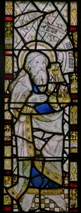 Het oostelijke raam met St. Judas door English School