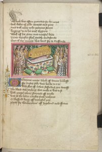 De begrafenis van Edmund in Bury St Edmund