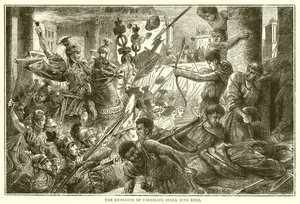 De intocht van Cornelius Sulla in Rome door English School