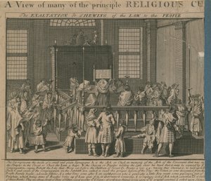 De verheffing of het tonen van de wet aan het volk door English School