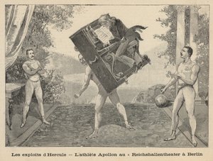 De heldendaden van Hercules - de atletische Apollon in het Reichshallen Theater, Berlijn door English School