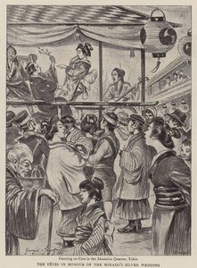 De feesten ter ere van het zilveren huwelijk van de Mikado