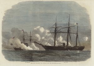 Het gevecht tussen de Alabama en de Kearsarge