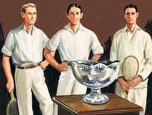 De eerste Davis Cup werd bedacht door Dwight Davis die in het winnende team zat