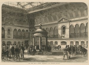 De eerste verkoop in het nieuwe gebouw van Messrs Tattersalls