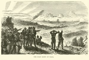 Het eerste zicht op Parijs, september 1870 door English School