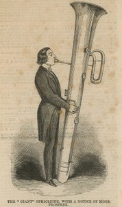 De gigantische Ophicleide, met een bericht van Mons. Prospere door English School