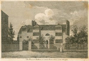 Het huis in Parsons Green, nabij Fulham, Londen, waar Samuel Richardson Clarissa schreef
