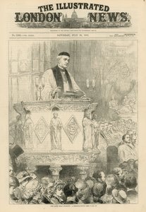 Wijlen Dean Stanley in Westminster Abbey door English School