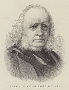 De overleden Dr Arthur Farre, MD, FRS