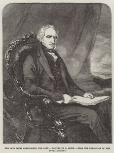 De overleden James Montgomery, de Dichter