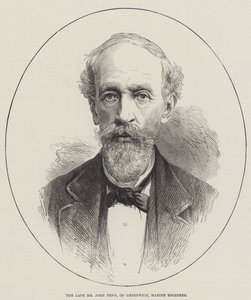 De overleden Mr John Penn, van Greenwich, Mariene Ingenieur